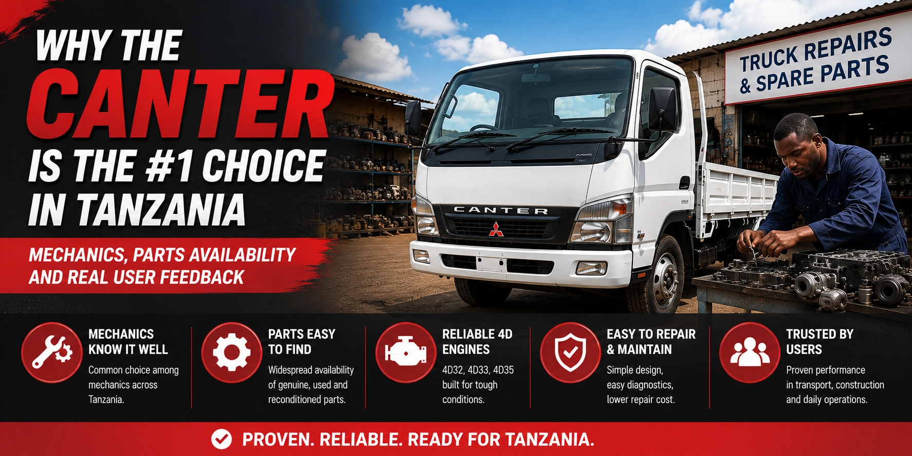 Why the Mitsubishi Canter Is So Popular in Tanzania