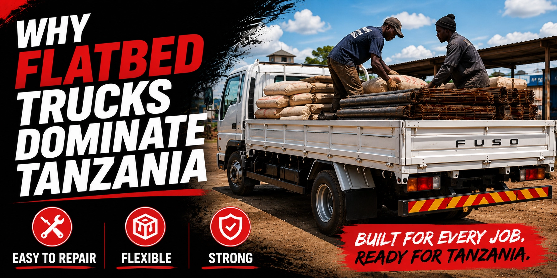 Why Flatbed Trucks Are the Most Common in Tanzania