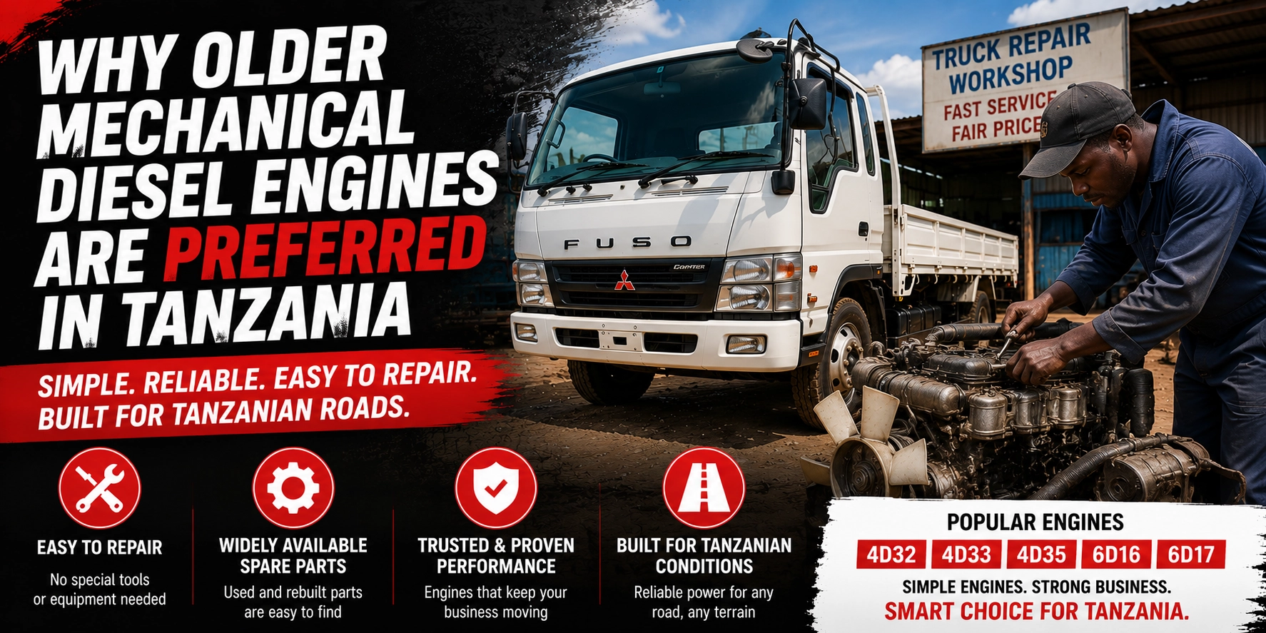 Why Older Mechanical Diesel Engines Are Still Preferred in Tanzania