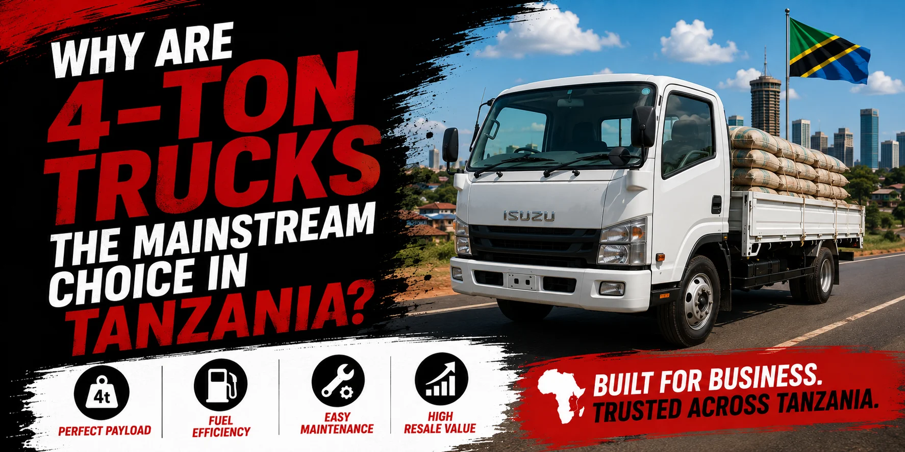 Why Are 4-Ton Trucks the Mainstream Choice in Tanzania?