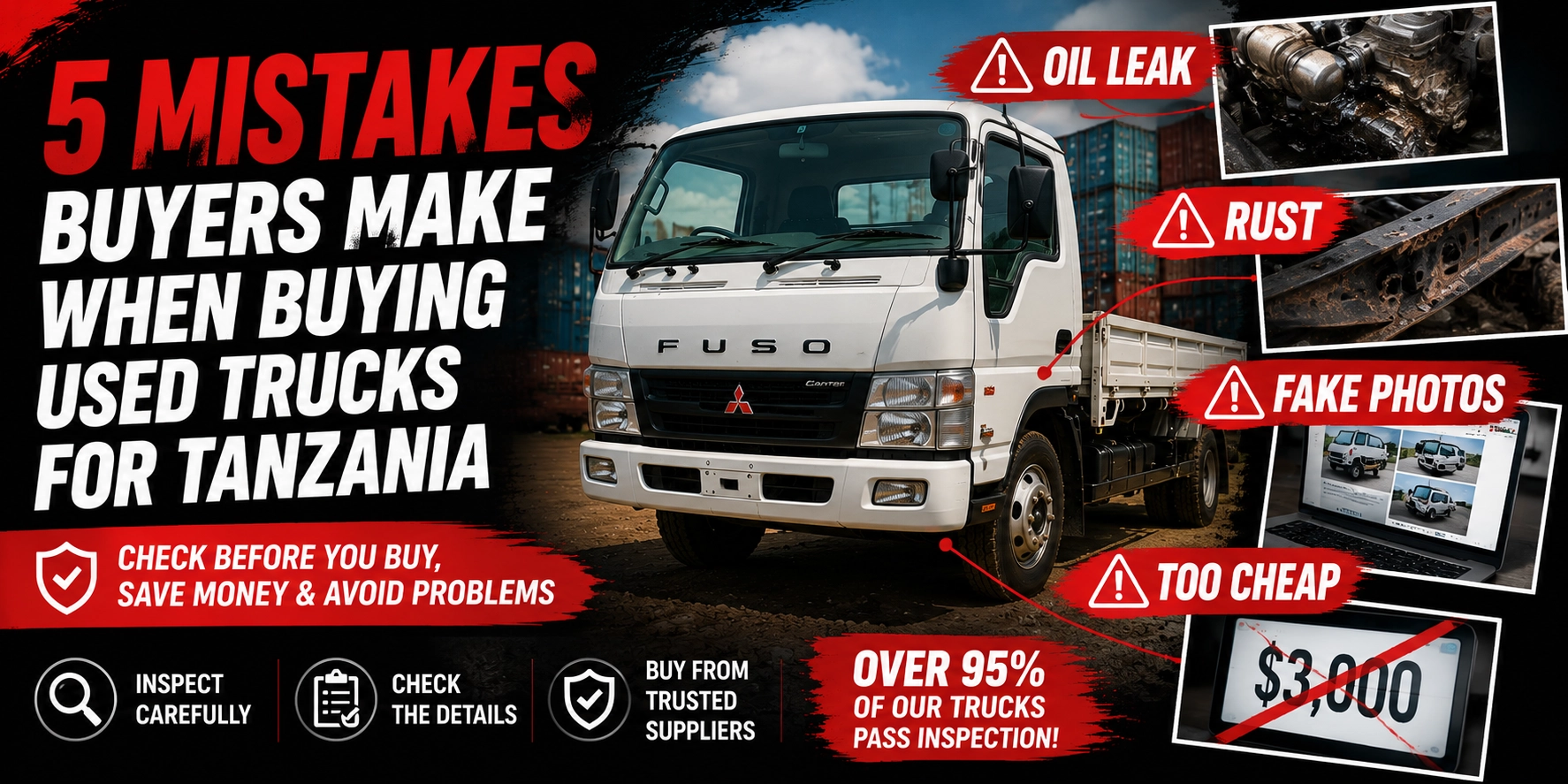Common Mistakes When Buying Used Trucks for Tanzania