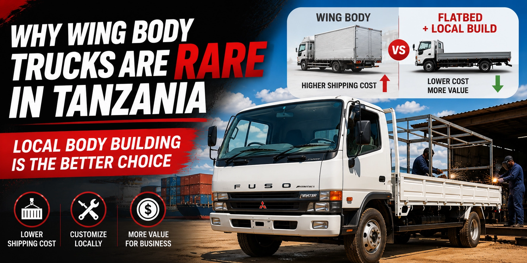 Why Wing Body Trucks Are Rare in Tanzania