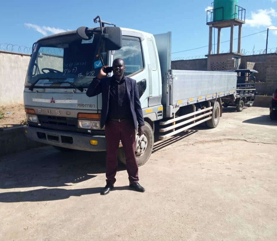 Customer from Zambia, Mitsubishi Fuso Fighter Truck, 6D16 Engine
